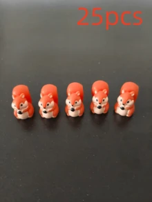 Resin Mini Squirrel Figurine, Micro Landscape DIY Decor Accessory, Home Desktop, Bookshelf, Garden Decoration Craft - Multicolor - View 12