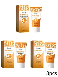 OUHOE 50g Exfoliating Gel, Pore Minimizing Scrub For Face & Body - Gently Removes Blackheads & Dead Skin, Unclogs Pores For Smooth, Glowing Skin - Daily Use For All Skin Types,Skin Care Sets,Makeup,Skin Care,Travel Essential,Quick Ship Items,Free Shipping - 橙子味去角質凝膠 - 查看 9