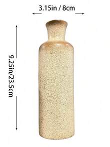 極簡主義陶瓷花瓶、復古斑點陶瓷花瓶、波希米亞風格家居裝飾，適合客廳桌面中心裝飾 - 多款1 - 查看 13