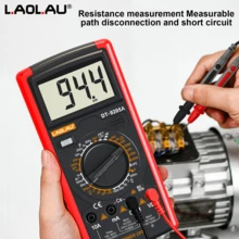 L.A.OL.A.U L.AOL.AU DT-9205B 多功能數位萬用電表，真值/自動量程/NCV 非接觸式電壓檢測/導通測試/電容二極體量測，居家電工必備 - 彩色 - 查看 10