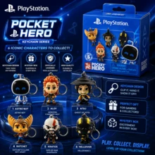 Sony Official PlayStation Mystery Box Keychain Classic Console Controller Bag Pendant Retro Gamer Acrylic Charm For Teens Adults Aesthetic Backpack Accessories, Tech Key Ring Unique Birthday Holiday Gift For Video Game Fans - Blue - View 2