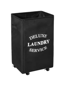 Large Bamboo Laundry Basket With Wheels Removable Mesh Liner Handles Lid Foldable Fabric Hamper Extra Large Capacity Dirty Clothes Storage Organizer For Bedroom Bathroom Laundry Room Home Organization Solution Collapsible Design Portable Rolling Basket With Handle Heavy Duty Container Perfect Gift Idea - Multicolor - View 18