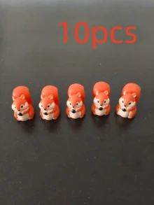 Resin Mini Squirrel Figurine, Micro Landscape DIY Decor Accessory, Home Desktop, Bookshelf, Garden Decoration Craft - Multicolor - View 11