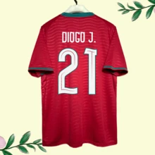 26-27 Season Portuguese National Team Home Red Jersey, Fan Version With Numbers 3 / 7 / 8 / 9 / 10 / 17 / 18 / 20 / 21 / 23 Printed, Breathable Sports Short Sleeves - 26-27 葡萄牙 主 球員 - NO. 7 - 查看 9