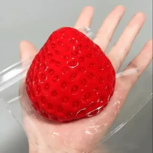 1pc Pitaya Squishy Toy, Realistic Dragonfruit Squeeze Toy, Toy Teens And Adults, Stress Relief Fidget Toy, Suitable Emotion Regulation, Office Desk Toy, Birthday/Holiday - 1個紅心火龍果 - 查看 11