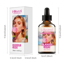 Hllozzi 泡泡糖香精油，持久留香且滋潤平滑肌膚。適用於擴香器、加濕器、汽車香氛、蠟燭及DIY。送給女性、情侶、朋友、家人和女孩的完美禮物。 - Bubblegum flavor - 查看 4