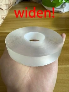 1 Roll 1/3/5/10M Heavy Duty Double-Sided Tape, Reusable Strong Adhesive Tape, Multi-Purpose Washable Removable Nano Tape, Suitable For Home/Office/Car Adhesion, Best For Home Decor Tools, Stickers, Wall Decals - Multicolor - View 19