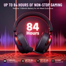 ATTACK SHARK 3-Mode Wireless Gaming Headset 7.1 Surround Sound 50mm Driver Unit AI Noise Canceling Microphone Multi-Platform Compatible For PC PS4 PS5 Xbox Switch - View 7