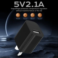 USB 充電插頭 2入/1入 手機用 USB 接口充電頭 10.5W-5V2.1A 迷你充電頭 適用於 iPhone 13 12 11 SE XS XR X 8 7 6 5 Galaxy - 查看 6