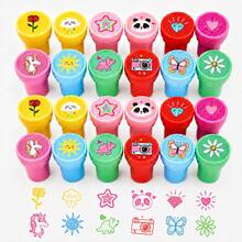 6 Buah Acak/12/24/36 Buah Stempel Lucu Beragam untuk Anak-Anak, Stempel Otomatis untuk Kerajinan DIY, Aktivitas Menggambar & Melukis, Seni Kreatif Edukatif, Sempurna untuk Proyek Seni dan Waktu Bermain - Gadis - View 10