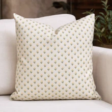 1pc Beige-Yellow Luxury Sofa Cushion Cover, Vintage Floral Jacquard Chenille Fabric, Soft Decorative Pillowcase For Sofa, Bed, Bedroom, Living Room, Cafe, Showroom, Home Decor, Daily And Holiday Occasions, Suitable For All Seasons, Pillow Insert Not Included - Beige-yellow - View 10