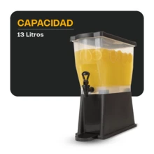 CALEDONIA 13L Plastic Beverage Dispenser With Tap For Restaurant Bar - View 2