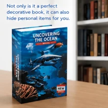 Caja de dinero con contraseña, caja fuerte de privacidad oculta, almacenamiento de joyas, decoración de escritorio, contraseña personalizable, sin llave, caja de juguete de diseño novedoso, libro de diccionario, regalo adecuado para niños y niñas, vacaciones y cumpleaños - Multicolor - Ver 6
