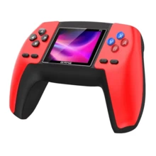 Portable Game Console With P5 Controller And Integrated Screen, 520 Retro Games, Rechargeable, Compatible With TV And 2 Player Mode - Red - View 3