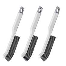 3pcs Set Kitchen Gap Cleaning Brush, 360° Flexible Soft Bristle Long Handle Toilet Gap Brush, Scratch-Resistant Cleaning Brush For Home, Hotel, Bathroom, Window Track, Tile Grout, Kitchen, Bathroom Toilet, Narrow Gap Cleaning Tool - White - 2pcs - View 15