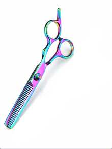 1pc/2pcs/3pcs Professional Hair Cutting Scissors Colorful Home Hairdressing Scissors Set Hair Thinning Scissors Stainless Steel Blade - Multicolor - View 4