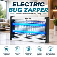 Bug Zapper Indoor, Dual Band Attraction, 4500V High-Voltage Electric Mosquito Zapper, Fly Trap Mosquito Trap, Fly Killer Fly Zapper, Type-C,Non-Rechargeable - White - View 1