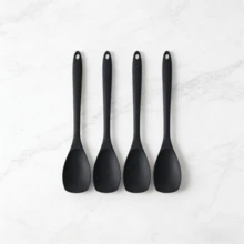 Heat-Resistant Non-Stick Integrated Mixing Spoon, Essential For Home Baking, Silicone Spatula Set, Cake, Bread, Cooking Tools, Scrape Residue Without Waste, Easy To Clean, Multiple Colors Available, 2/4/6 Piece Set - View 26