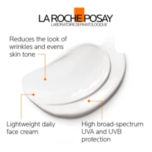 La Roche-Posay 2PCS Anthelios Age Correct Day Cream FPS 50+ - Crema Antiedad con Niacinamida, LHA, Phe Resorcinol y Ácido Hialurónico, Protección Solar para Piel con Signos de Envejecimiento, 50 ml, Regalo Exclusivo para San Valentín 2025, Tops en Productos Antiedad, Ideal para Mujeres y Hombres - 2 piezas - Ver 4
