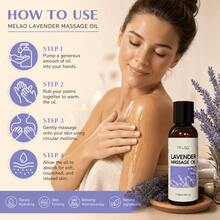 MELAO Lavender Massage Oil 118ml/4 Fl Oz, Relaxing And Soothing Aromatherapy Massage Oil, Nourishing And Moisturizing Skin Care Oil Suitable For SPA And Daily Use - 118ml - View 4