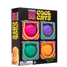 NeeDo Cool Cats Squishy, 4 gói thiết kế Sugar Ball, bóp giảm lo âu cho trò chơi cảm giác, đồ chơi fidget cảm giác, bóng xả stress squishy hồi chậm Cool Cats, đồ chơi bóp squishy, đồ chơi giảm stress kiểu kẹo cơ bắp dễ tạo hình, đồ chơi giải tỏa áp lực fidgetNeeDoh Cool Cats squishy dễ tạo hình đồ chơi giảm stress, kết cấu kẹo cơ bắp, đồ chơi bóp fidget hồi chậm giải tỏa áp lực - Nhiều màu - Xem 2
