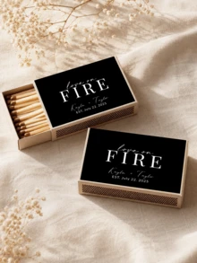 Custom Matchbox Labels, Personalized Stickers For Wedding Parties, Event Favors, Custom Wedding Decorations, Bulk Order For Birthday Celebrations, Corporate Gifts, Anniversary Souvenirs, Spring & Summer Holiday Parties - Multicolor - View 8