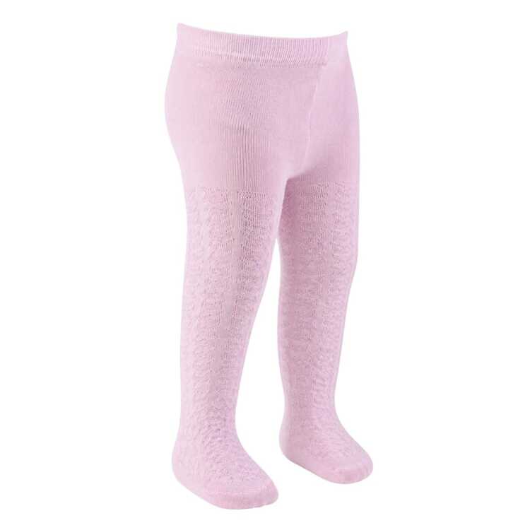 Textured Cotton Tights For Children And Babies, Sizes 0-6, Basic Colors. - 白色工作 - 查看 5