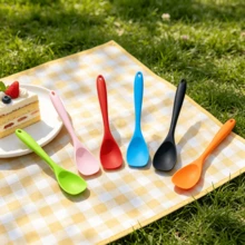 Heat-Resistant Non-Stick Integrated Mixing Spoon, Essential For Home Baking, Silicone Spatula Set, Cake, Bread, Cooking Tools, Scrape Residue Without Waste, Easy To Clean, Multiple Colors Available, 2/4/6 Piece Set - View 2