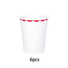 6/20/40 piezas Vasos desechables de papel con borde ondulado y coloridos, vasos para beber de color rojo/rosa/azul/morado/amarillo/negro, vasos para dulces, vasos para postres para uso diario, fiestas de cumpleaños, bodas y decoración, baby shower, celebraciones festivas - Ver 8