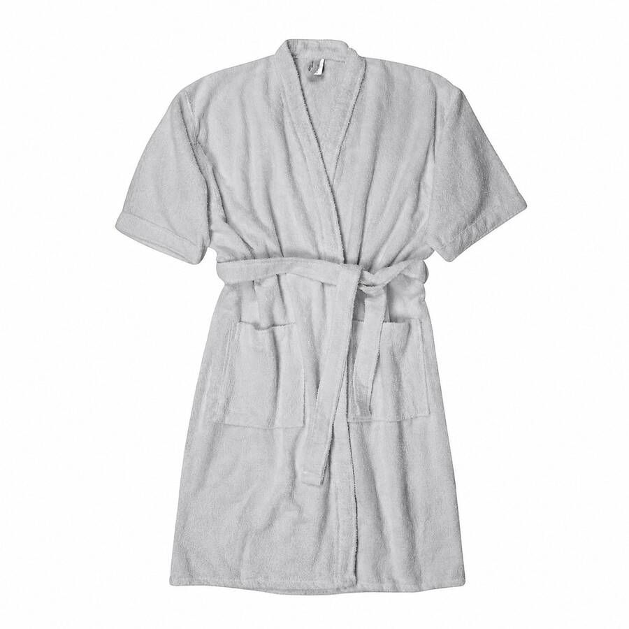 Bathrobe - رمادي - مشاهدة 1