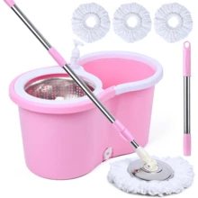 Mop And Bucket Set(Pink) - Default - View 7