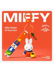 Offiziell lizenzierter Miffy Classic Schlüsselanhänger, süßer Kaninchen Taschenanhänger, geeignet für Handtaschen, Rucksäcke und Schlüssel, modisches Sammlerstück Accessoire Geschenk, geeignet für Alter 14 und darüber - Orange - Übersicht 10