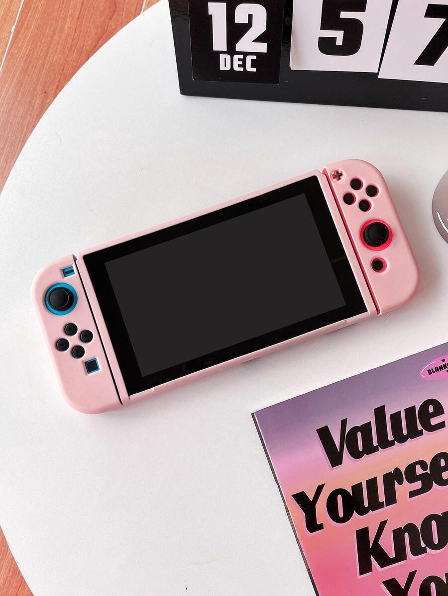 Solid Color Protective Case Compatible With Switch - View 1