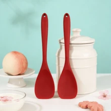 Heat-Resistant Non-Stick Integrated Mixing Spoon, Essential For Home Baking, Silicone Spatula Set, Cake, Bread, Cooking Tools, Scrape Residue Without Waste, Easy To Clean, Multiple Colors Available, 2/4/6 Piece Set - View 14