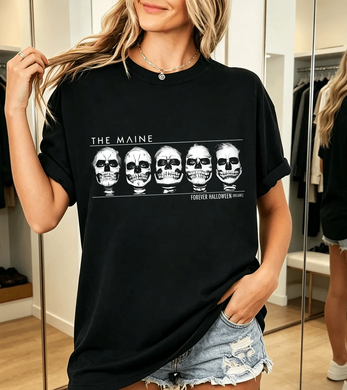 Metallicass Women's T-Shirt 100% Cotton Damage Inc. Rock - Black - View 1