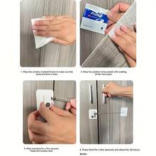 1pc Drawer Fridge Window Restrict Opener, No Drilling Adhesive Cabinet Catch, Multi-Purpose Press-Fit Latch, Comes With Key - C - View 4
