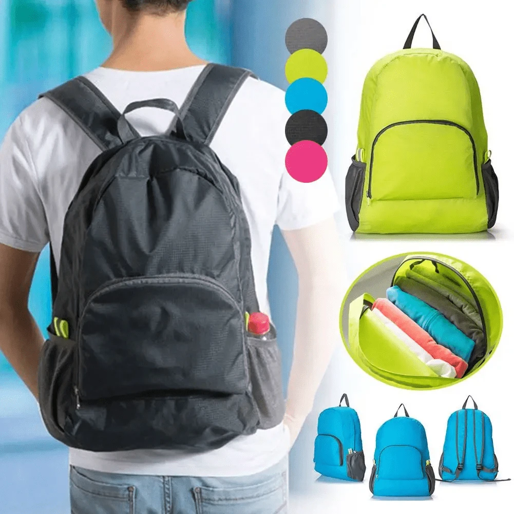 Foldable Outdoor Storage Bag, Ultra-Light Nylon Waterproof Travel Organizer - Multicolor - View 1