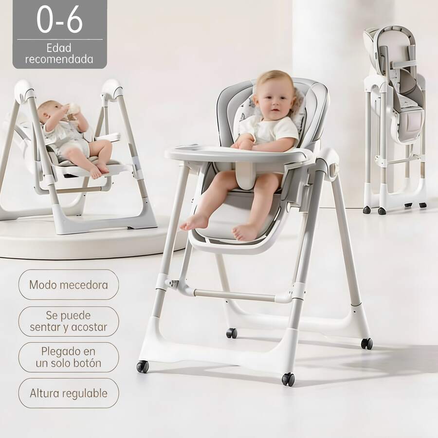 Baby Highchairs & Booster Seats - Grey - View 1