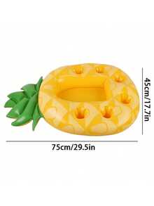 Inflatable Floating Drink Tray, Portable Pool Drink Float With Cup Holder, Essential For Adult Summer Pool Party And Beach, Tropical Party Decoration - Multicolor - View 4