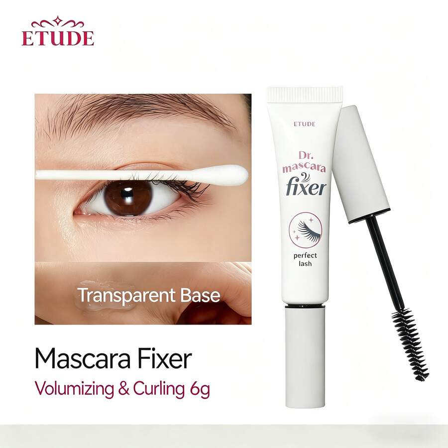 ETUDE Dr. Mascara 定型液-防水睫毛頂層塗層 & 捲翹底霜 - 延長、防暈染睫毛定型液,不結塊配方,打造挺翹、分明睫毛,24小時持久 - 完美捲翹 - 查看 1