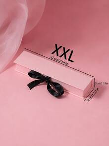 1pc Women's Travel Portable Flip Cover Jewelry Box, Square Ribbon Gift Box For Rings, Watches, Necklaces, Earrings Storage Valentine Day Back To School - Multicolor - View 20