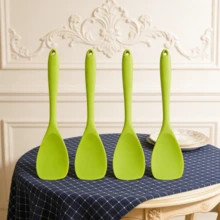 Heat-Resistant Non-Stick Integrated Mixing Spoon, Essential For Home Baking, Silicone Spatula Set, Cake, Bread, Cooking Tools, Scrape Residue Without Waste, Easy To Clean, Multiple Colors Available, 2/4/6 Piece Set - View 29