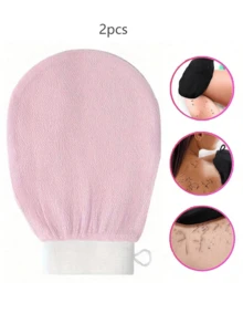 Găng tay tẩy tế bào chết - Loại bỏ hiệu quả tế bào chết, thích hợp cho việc phun rám nắng hoặc điều trị dày sừng nang lông, được làm từ 100% sợi viscose. Vệ sinh, Đồ dùng gia đình, Túi giặt - Nhiều màu - Xem 12
