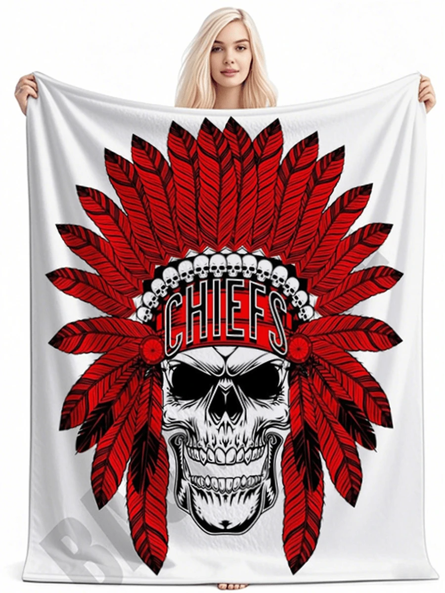 Father's Day, Graduation GiftCozy Fleece Nap Blanket For Canada, Super Soft Warm Throw, Ideal For Cold Weather & Camping (21).Png - White - View 1