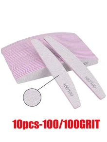 10/5/3/1件 80/100/150/180/240目雙面可重複使用指甲锉，適用於美甲、指甲護理用品、指甲工具、返校季、指甲護理、指甲工具 - 彩色 - 查看 18