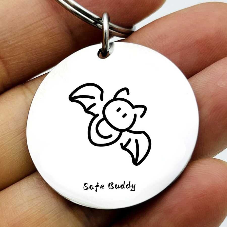 Solid Stainless Steel Pet Pendant, High Density Steel Material Sturdy And Durable, Won't Fall Off During Daily Play And Running, Classic Collar Pendant Style, Practical And Thoughtful Identification Function, Suitable For Most Cats And Dogs - Multicolor - View 1