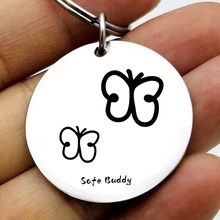 Solid Stainless Steel Pet Pendant, High Density Steel Material Sturdy And Durable, Won't Fall Off During Daily Play And Running, Classic Collar Pendant Style, Practical And Thoughtful Identification Function, Suitable For Most Cats And Dogs - Multicolor - View 5