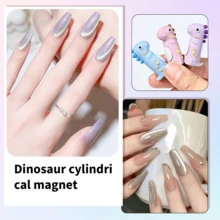 多功能強力磁性貓眼美甲磁鐵，多款DIY美甲磁性棒，適合美甲初學者與愛好者，可重複使用的貓眼凝膠美甲工具，便攜式專業居家美甲配件，送給初學者女孩的完美禮物，夏季美甲，返校宿舍禮物 - 彩色 - 查看 2