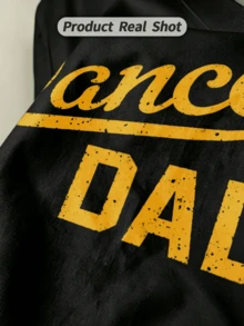 Women's Summer Casual Soft Round Neck Short Sleeve T-Shirt,The Dance Dad Retro Print Graphic Fits Casual Spring And Summer Wear. - Negro - Ver 3