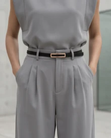 Women Two-Piece Outfits - Light Grey - View 2